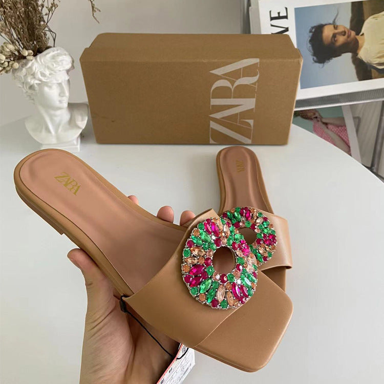 Woman Pumps Luxury Brand High Heels Pointed Toe Shoes Woman Heels Crystal Party Wedding Shoes Stiletto Fashion Slingbacks Ladies