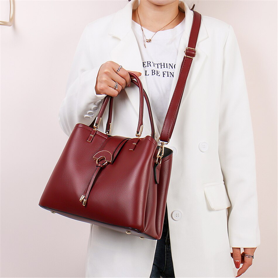 High Quality Exquisite Ladies Handbag Solid Color Shoulder Messenger Bags for Women New Casual Crossbody Bag Purses and Handbags