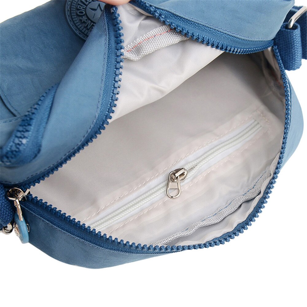 Fashion Solid Color Designer Women's Shoulder Bag Simple Ladies Bag High Quality Nylon Women Messenger Bags Bolsos De Mujer
