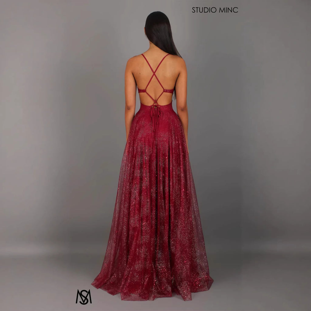 Elegant Womens V-neck Sleeveless Strapless Dress