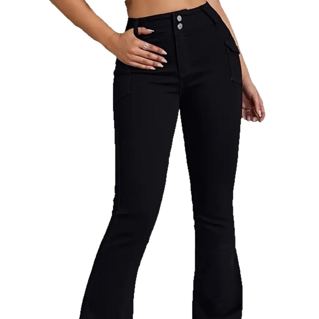 Elastic  Slim-Fit Versatile Womens Jeans