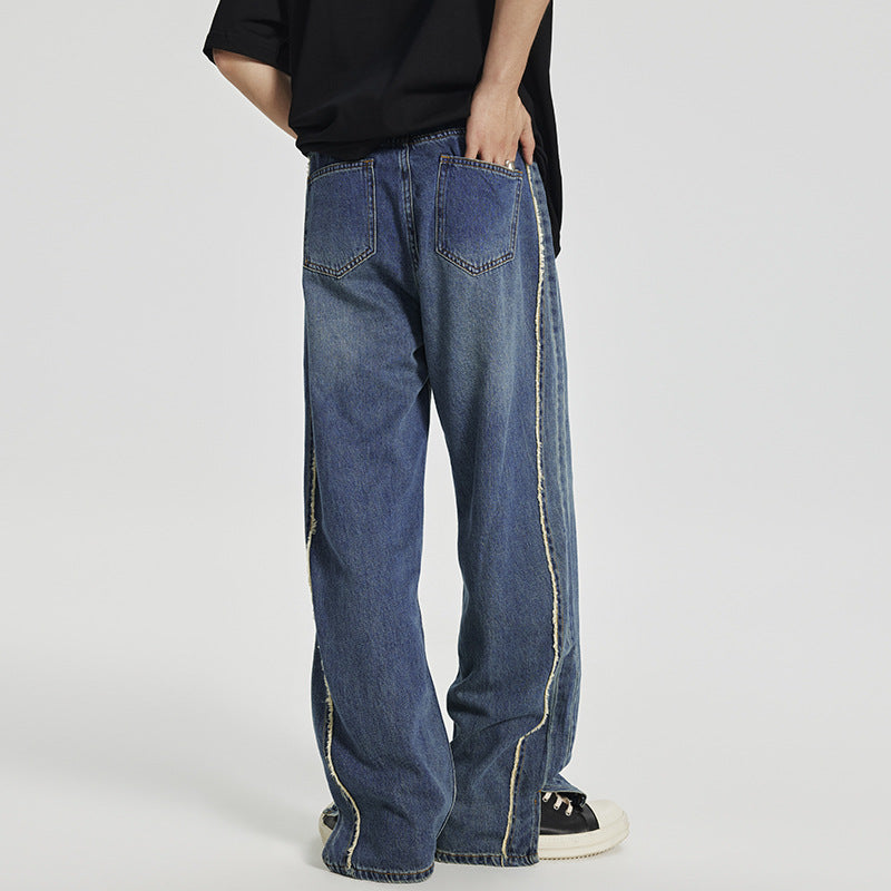 Fashion Personalized Men's Clothing American Retro Jeans