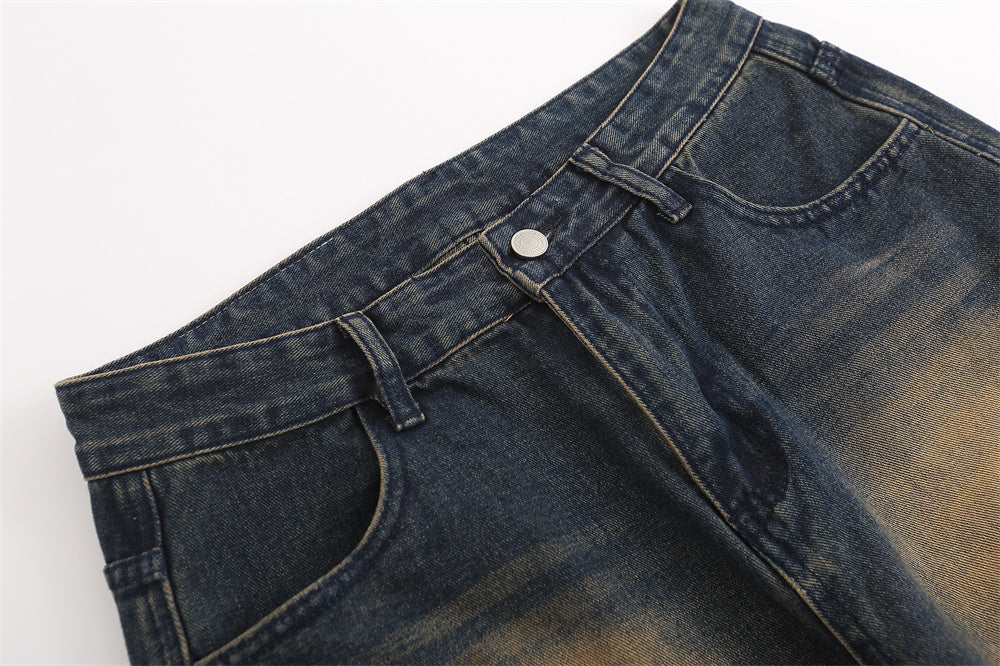 Fashion Personality Straight Jeans Men