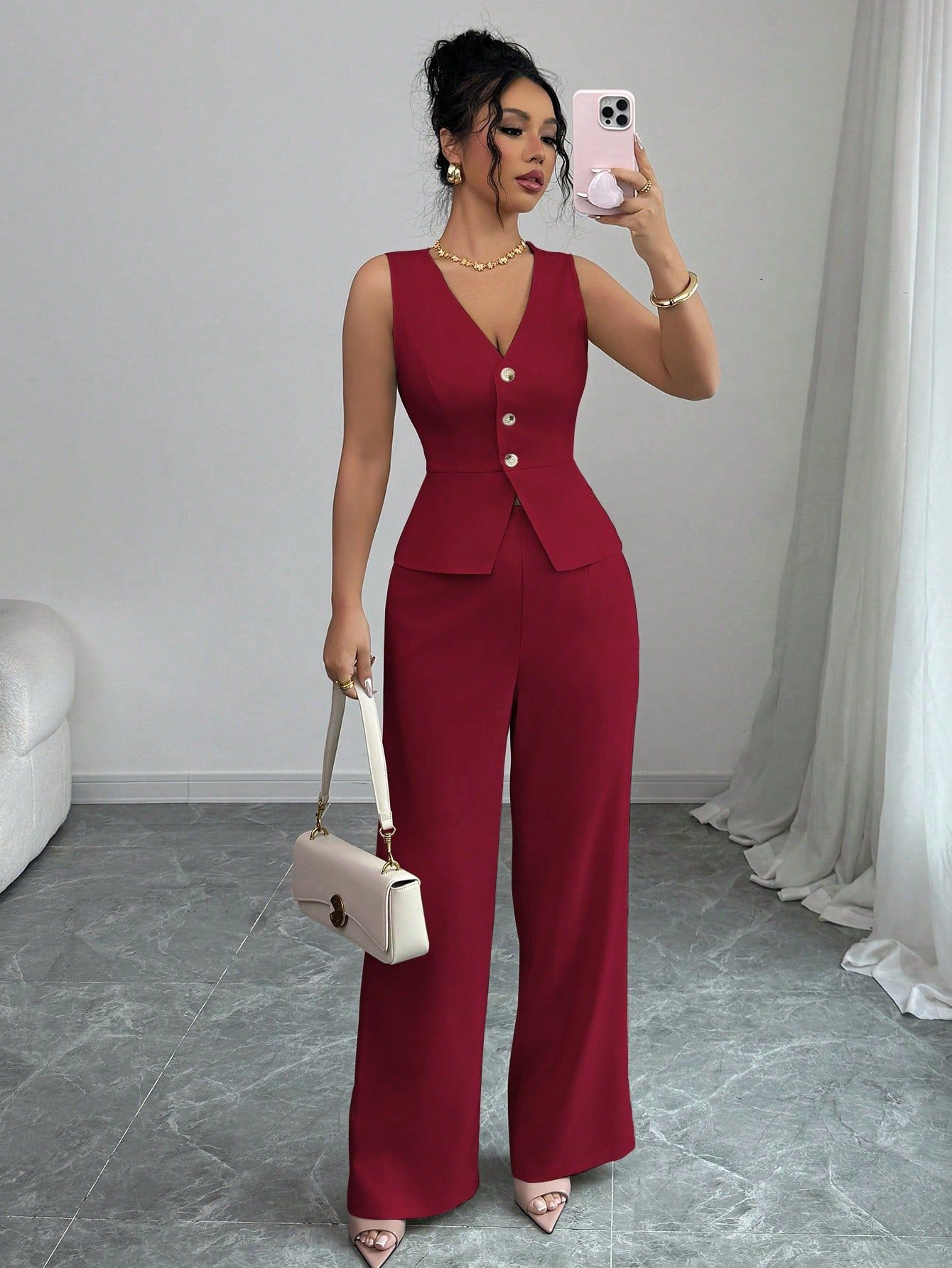 trendy coord-set sleeveless