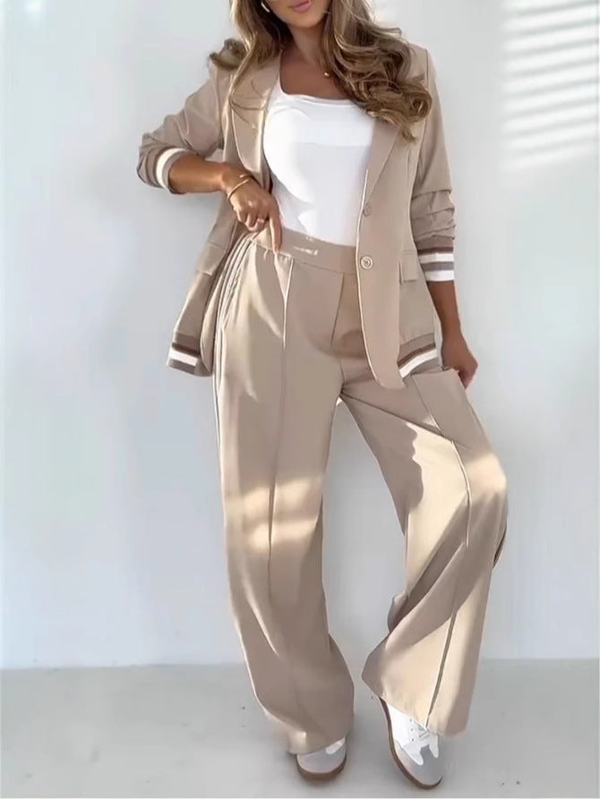 2 Pcs Set Women Suit Coat