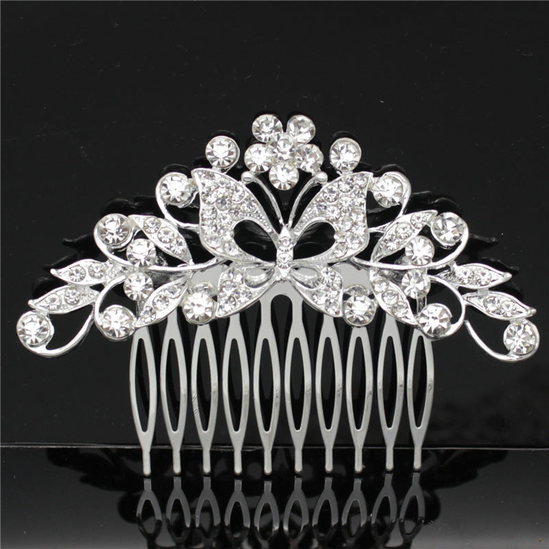 Wedding Dress Accessories Bridal Accessories Wedding Bridal Accessories Alloy Rhinestone Hair Combs Bridal Tiara