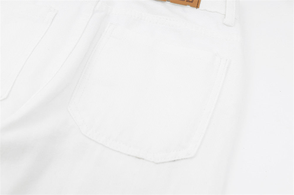 Men's Multi-pocket Denim Bell-bottom Pants