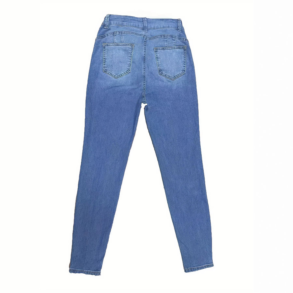 Slim-fit High-waisted Plus-size Jeans
