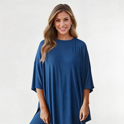 Summer Shorts Suit Fashion Loose Short-sleeved T-shirt And Slim Pants