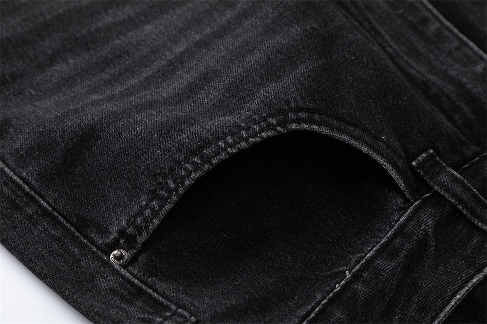Denim Trousers Men's Retro Bell-bottom Pants