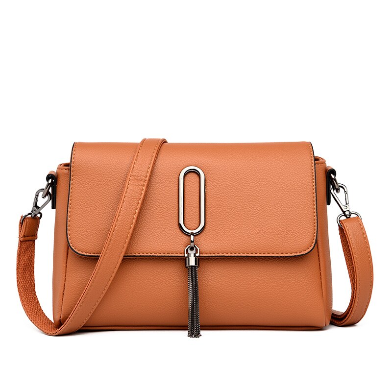 Luxury Women Messenger Bag Leather Shoulder Bags Shopper Casual Top-handle Ladies Handbag Travel Tote Crossbody Bag