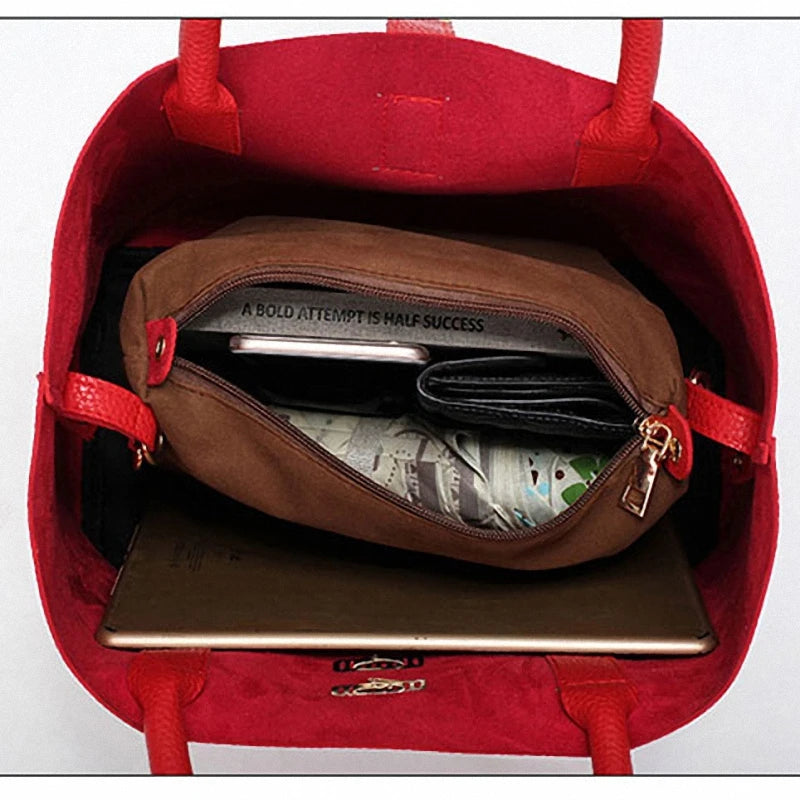 Vintage Women's Handbags Famous Fashion Brand Candy Shoulder Bags Ladies Totes Simple Trapeze Women Messenger Bag