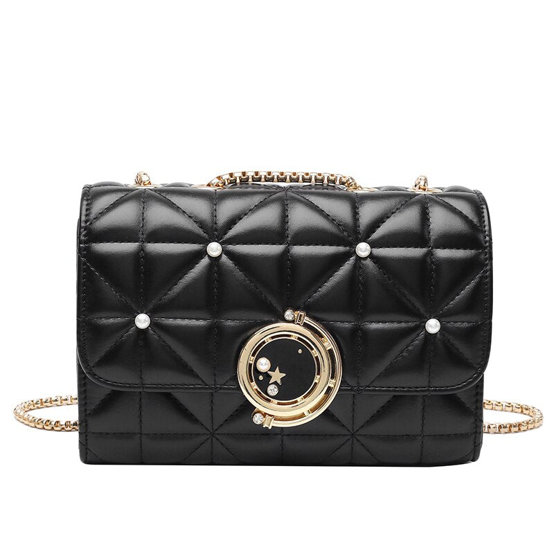 Brand Designer Women Shoulder Bags Diamond Lattice Crossbody Bag for Girls Chain Square Flap Messenger Bag Ladies Handbags