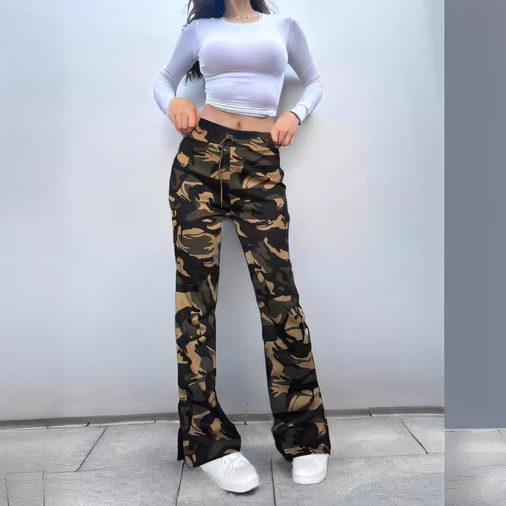 Split Trousers Street Trend Women's Casual Pants