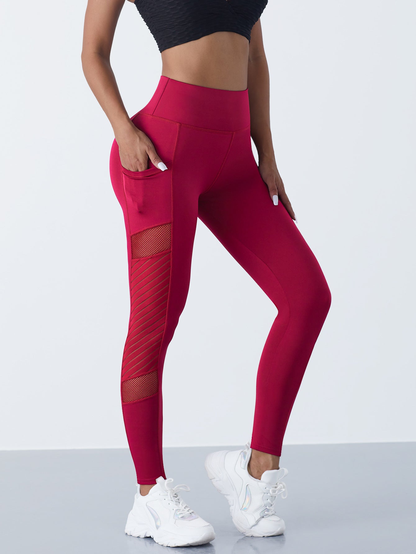 Women's Solid Color Versatile Outdoor Fitness Sports Pants