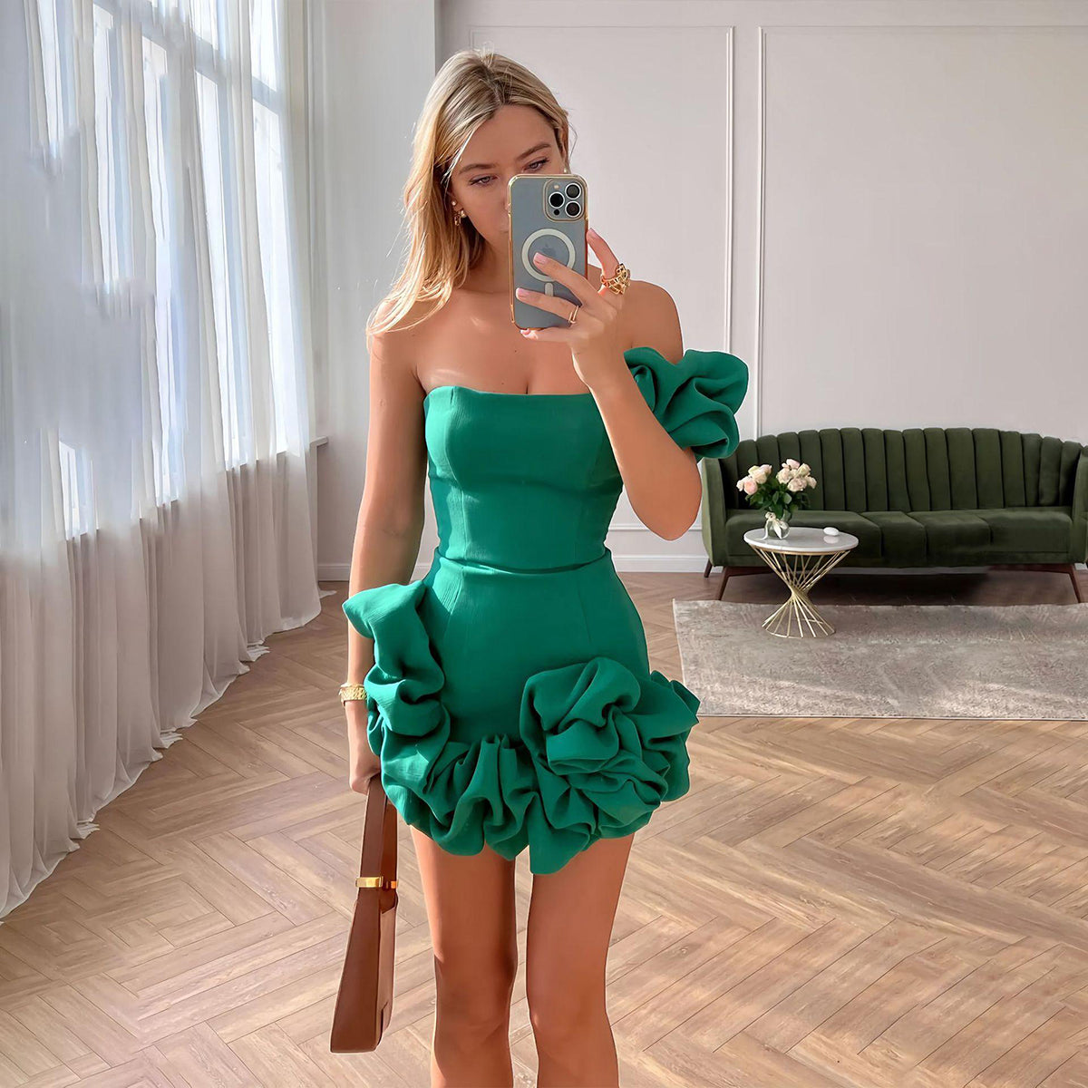 Fashion One-shoulder One-shoulder Dress