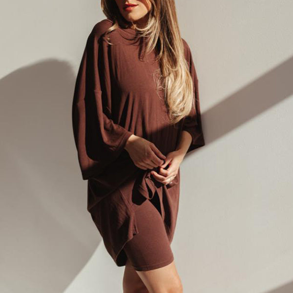 Summer Shorts Suit Fashion Loose Short-sleeved T-shirt And Slim Pants