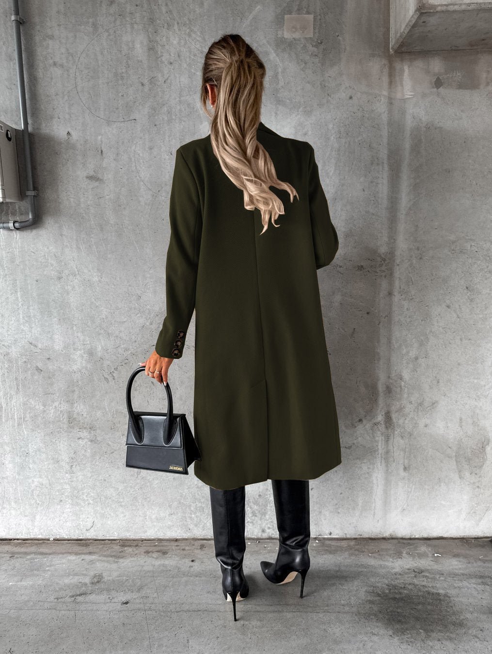 Double Breasted Lapel Coat