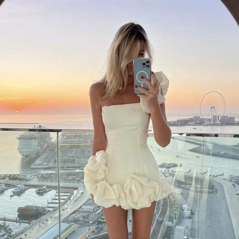 Fashion One-shoulder One-shoulder Dress